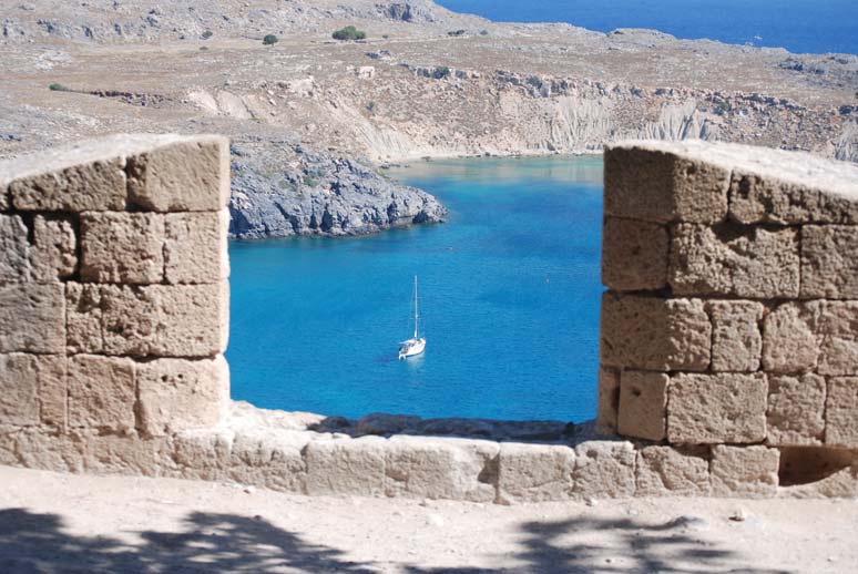 Lindos, Rhodos. A heaven for sailors and those who wants to feel the ancient Greek's history.