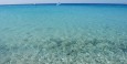 The crystal clear water in Myconos Island.